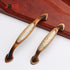 JAYA European Yellow Bronze Brown Handle Shoe Cabinet Simple Rural Cabinet Drawer Handle