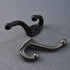 JAYA Factory Direct Sales Solid Parts European Industrial Style Coat Hook Cast Iron Door Back Hook Cast Iron Coat and Hat Hook