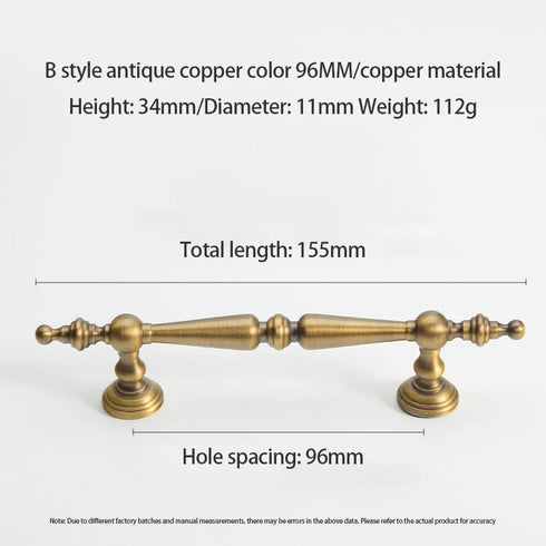 JAYA Furniture Cabinet Pulls with Copper Knurled Wardrobe Gold  Drawer Knobs Furniture Retro Vintage Door Antique Cabinet Knob
