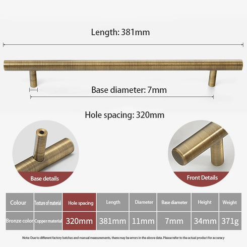 JAYA Furniture Cabinet Pulls with Copper Knurled Wardrobe Gold  Drawer Knobs Furniture Retro Vintage Door Antique Cabinet Knob