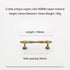 JAYA Furniture Cabinet Pulls with Copper Knurled Wardrobe Gold  Drawer Knobs Furniture Retro Vintage Door Antique Cabinet Knob
