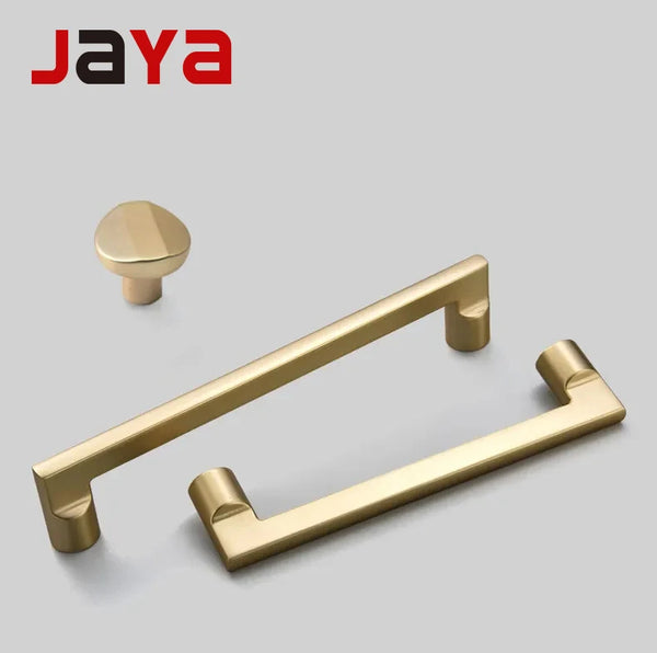 JAYA Furniture Profile with Gold Mid Century Modern Door Matte Black Kitchen Cabinet Handles for a Stylish and Functional Handle