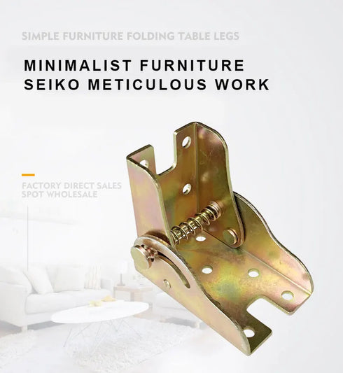 JAYA Furniture hardware accessories can be customized folding foot connector table hinge folding hinge
