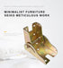 JAYA Furniture hardware accessories can be customized folding foot connector table hinge folding hinge