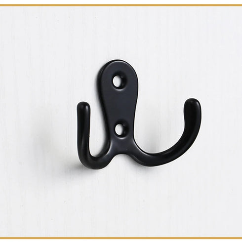 JAYA Garage Wall Hooks Kayak Storage Hooks Black Wall Hook Metal Bathroom Organizer Rack
