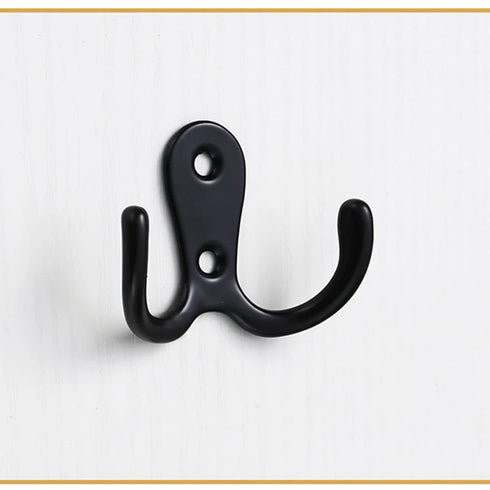 JAYA Garage Wall Hooks Kayak Storage Hooks Black Wall Hook Metal Bathroom Organizer Rack