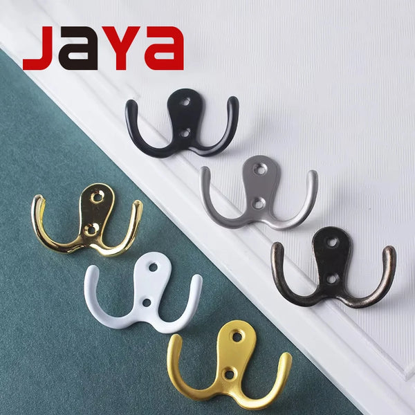 JAYA Garage Wall Hooks Kayak Storage Hooks Black Wall Hook Metal Bathroom Organizer Rack