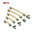 JAYA Gold Cabinet Drawer Pulls Kitchen Hardware - Brushed Brass Cabinet Handles t bar Door Pull