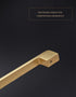 JAYA Gold Cabinet Drawer Pulls Kitchen Hardware - Brushed Brass Cabinet Handles t bar Door Pull