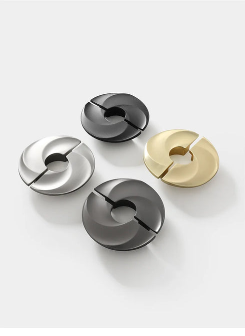 JAYA  Gold Pair Zinc Alloy Handle Nordic Wind Cabinet Door Cabinet Drawer Wine Cabinet Wardrobe Black Door Handle