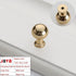 JAYA Gold Zinc Alloy Single Hole Cabinet Door Handle Modern Small Wardrobe Handle for Modern Drawer Furniture Door Handle