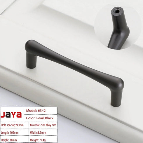 JAYA Gold Zinc Alloy Single Hole Cabinet Door Handle Modern Small Wardrobe Handle for Modern Drawer Furniture Door Handle
