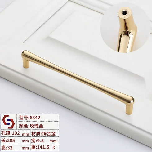 JAYA Gold Zinc Alloy Single Hole Cabinet Door Handle Modern Small Wardrobe Handle for Modern Drawer Furniture Door Handle