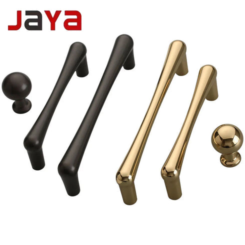 JAYA Gold Zinc Alloy Single Hole Cabinet Door Handle Modern Small Wardrobe Handle for Modern Drawer Furniture Door Handle