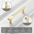 JAYA Golden Cabinet Door Handle Wardrobe Drawer Handle Modern Simple White Bright Gold Light Luxury Cabinet Single Hole Handle