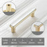 JAYA Golden Cabinet Door Handle Wardrobe Drawer Handle Modern Simple White Bright Gold Light Luxury Cabinet Single Hole Handle