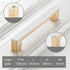 JAYA Golden Cabinet Door Handle Wardrobe Drawer Handle Modern Simple White Bright Gold Light Luxury Cabinet Single Hole Handle