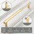 JAYA Golden Cabinet Door Handle Wardrobe Drawer Handle Modern Simple White Bright Gold Light Luxury Cabinet Single Hole Handle