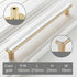 JAYA Golden Cabinet Door Handle Wardrobe Drawer Handle Modern Simple White Bright Gold Light Luxury Cabinet Single Hole Handle