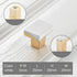 JAYA Golden Cabinet Door Handle Wardrobe Drawer Handle Modern Simple White Bright Gold Light Luxury Cabinet Single Hole Handle