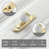 JAYA Golden Cabinet Door Handle Wardrobe Drawer Handle Modern Simple White Bright Gold Light Luxury Cabinet Single Hole Handle