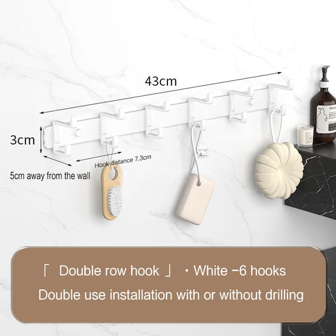 JAYA Golden Wall Hooks Hat Cloth Hanger Coat Hook Bathroom Mop Hook Stainless Steel Rack