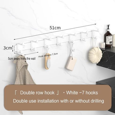 JAYA Golden Wall Hooks Hat Cloth Hanger Coat Hook Bathroom Mop Hook Stainless Steel Rack