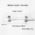 JAYA Handles and Knobs for Kitchen Cabinet Handle With Acrylic Handle Transparent Drawer Pulls