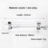 JAYA Handles and Knobs for Kitchen Cabinet Handle With Acrylic Handle Transparent Drawer Pulls