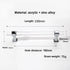 JAYA Handles and Knobs for Kitchen Cabinet Handle With Acrylic Handle Transparent Drawer Pulls