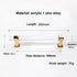 JAYA Handles and Knobs for Kitchen Cabinet Handle With Acrylic Handle Transparent Drawer Pulls