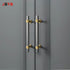 JAYA  Hardware Accessories Cabinet Modern Minimalist Cabinet American Black Extended Handle Drawer Wardrobe Door Handle