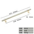 JAYA High-end Minimalist Cabinet Door Handle Light Luxury Wardrobe Door Handle Cabinet Golden Zinc Alloy 50 Bedroom Carton