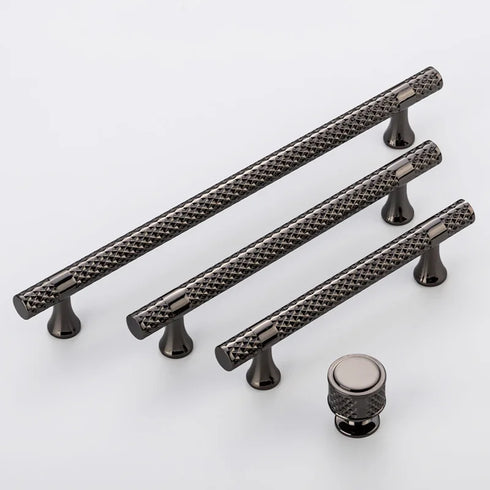 JAYA High-end Minimalist Cabinet Door Handle Round Golden Light Luxury Wardrobe Door Handle Zinc Alloy Cabinet Hardware Handle