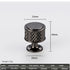 JAYA High-end Minimalist Cabinet Door Handle Round Golden Light Luxury Wardrobe Door Handle Zinc Alloy Cabinet Hardware Handle