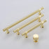 JAYA High-end Minimalist Cabinet Door Handle Round Golden Light Luxury Wardrobe Door Handle Zinc Alloy Cabinet Hardware Handle