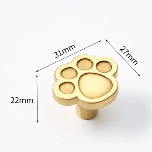 JAYA High Quality Cartoon Pattern Copper Handle Knobs Cabinet Cupboard Cabinet Solid Brass Furniture Door Handle