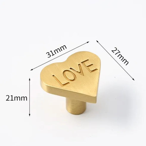 JAYA High Quality Cartoon Pattern Copper Handle Knobs Cabinet Cupboard Cabinet Solid Brass Furniture Door Handle