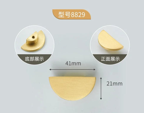 JAYA High Quality Hot Selling Brass Handle Hardware Door Knobs Brass Cabinet Handles