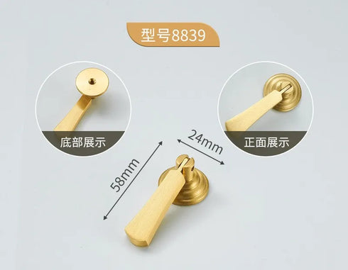 JAYA High Quality Hot Selling Brass Handle Hardware Door Knobs Brass Cabinet Handles