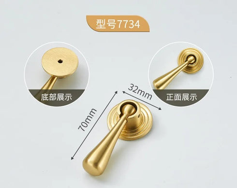 JAYA High Quality Hot Selling Brass Handle Hardware Door Knobs Brass Cabinet Handles
