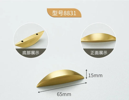 JAYA High Quality Hot Selling Brass Handle Hardware Door Knobs Brass Cabinet Handles