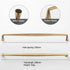 JAYA High Quality Luxury Modern Drawer Solid Brass Gold Pulls Knobs Kitchen Brushed Brass Cabinet Furniture Door Handle