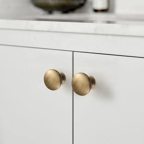 JAYA High Quality Luxury Modern Drawer Solid Brass Gold Pulls Knobs Kitchen Brushed Brass Cabinet Furniture Door Handle