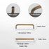 JAYA High Quality Luxury Modern Drawer Solid Brass Gold Pulls Knobs Kitchen Brushed Brass Cabinet Furniture Door Handle