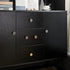 JAYA High Quality  Modern Leather Brass Handle Cabinet Wardrobe Door Light Luxury New Single-Hole Hardware Handle Knobs