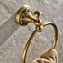 JAYA High Quality Modern Retro Antique Bronze Double Hook Towel Ring Pendant Bathroom  Wholesale Towel Hooks