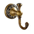 JAYA High Quality Modern Retro Antique Bronze Double Hook Towel Ring Pendant Bathroom  Wholesale Towel Hooks