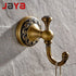 JAYA High Quality Modern Retro Antique Bronze Double Hook Towel Ring Pendant Bathroom  Wholesale Towel Hooks