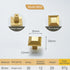 JAYA High Quality Modern Simple Copper Furniture Door Handle Cabinet Cupboard Cabinet Solid Brass  Handle Knobs